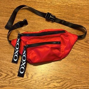 XOXO Red Fanny Pack